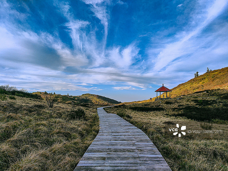 陕西汉中留坝秋季景色图片素材