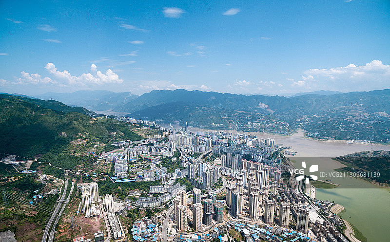 奉节全景图片素材