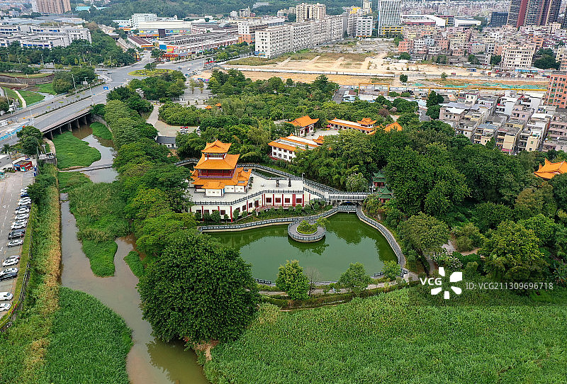 广东省深圳市龙岗区龙园龙兴寺图片素材