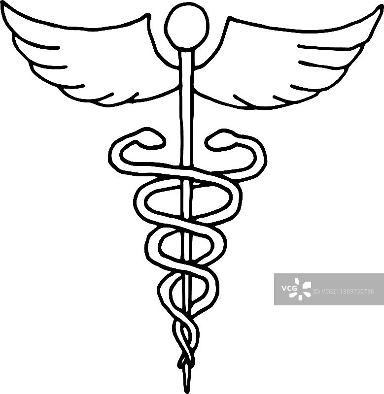 蛇杖医学标志图片素材