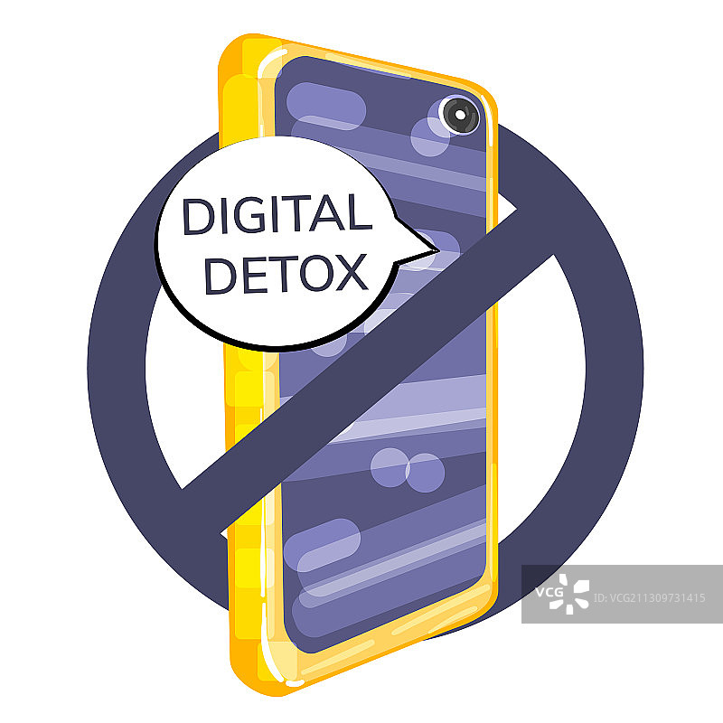 数字排毒概念素材图片素材