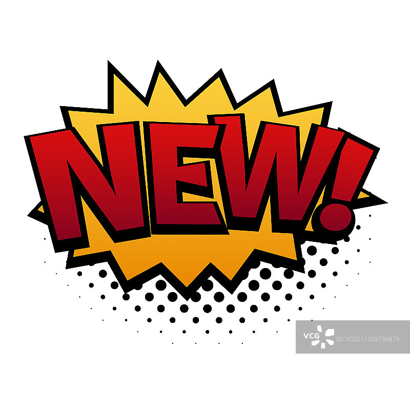 卡通字母新漫画对话气泡图片素材