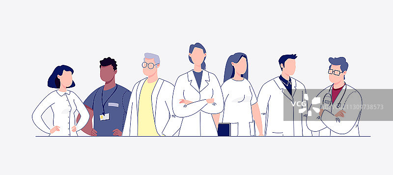 医疗团队概念图片素材
