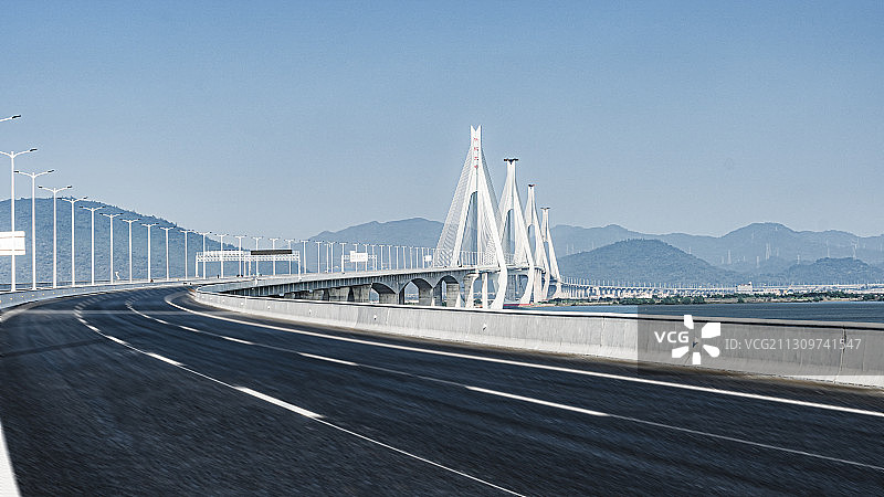 广东珠海 洪鹤大桥图片素材
