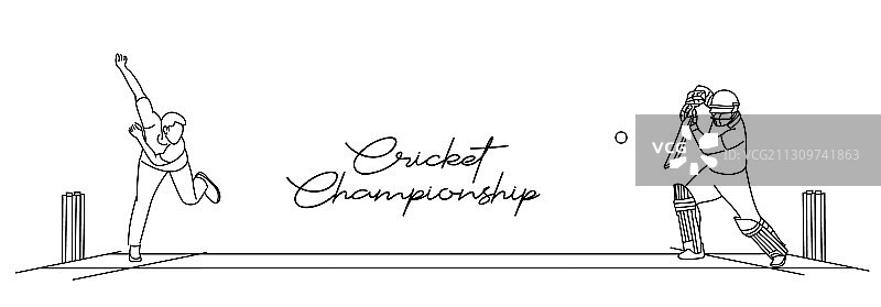 概念击球手打板球锦标赛图片素材