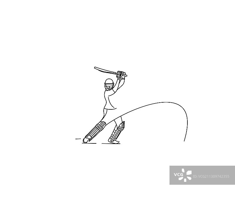 概念击球手打板球锦标赛图片素材