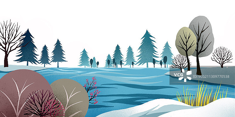 二十四节气之大寒图片素材