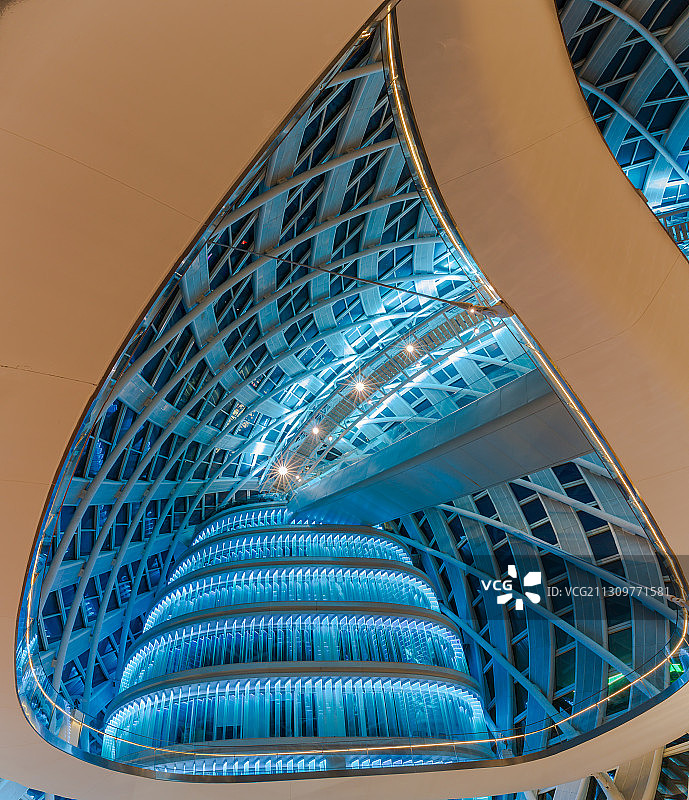 北京凤凰国际传媒中心内部心形建筑图片素材