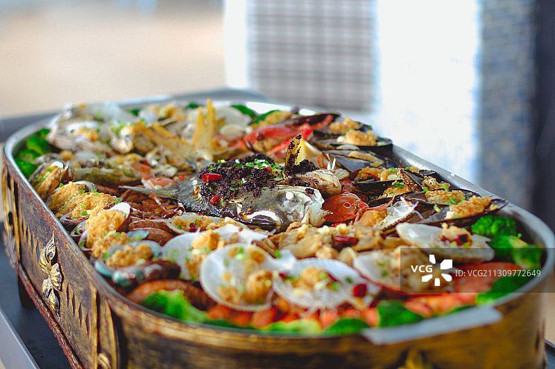 海边食物 海鲜 菜肴图片素材