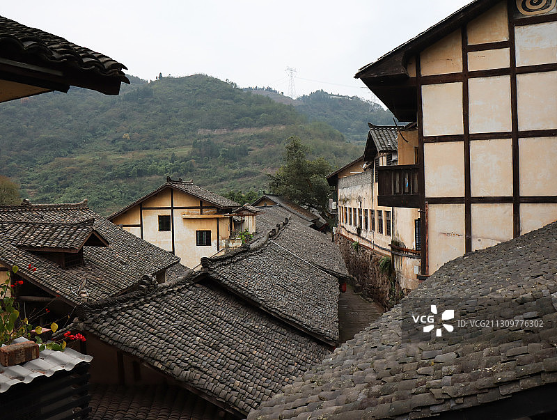 四川省泸州市古蔺县太平古镇风光图片素材