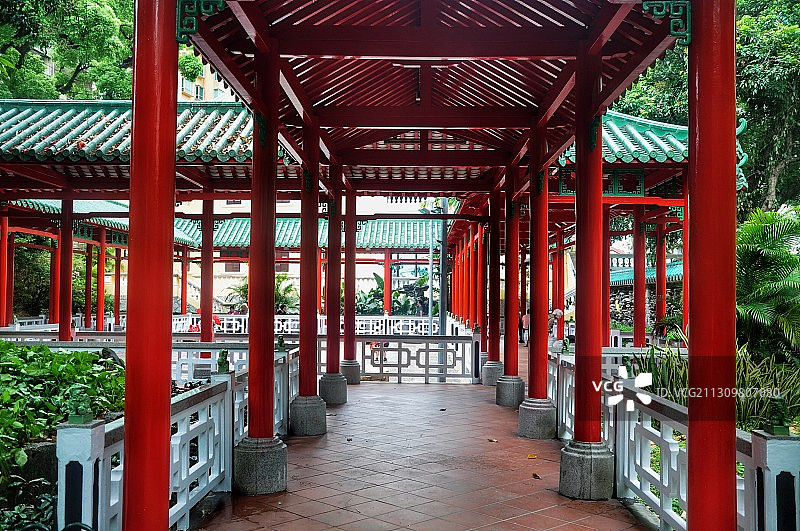 澳门卢廉若公园 澳门经典园林图片素材