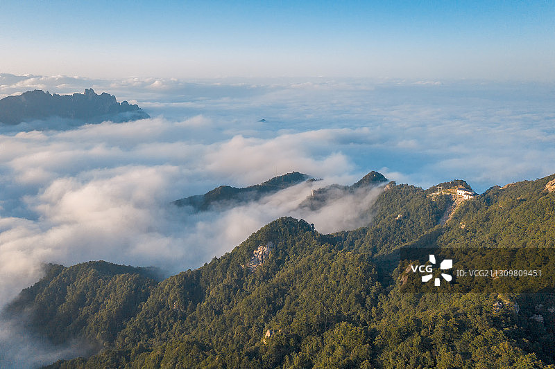 河南省洛阳市嵩县白云山景区图片素材