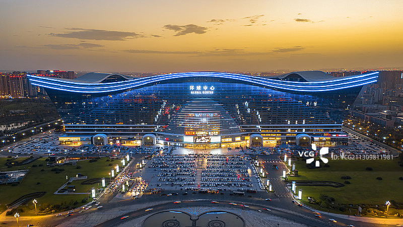 成都环球中心图片素材