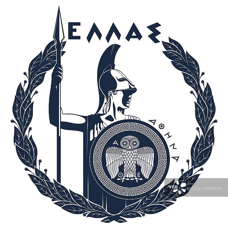 古希腊女神雅典娜图片素材