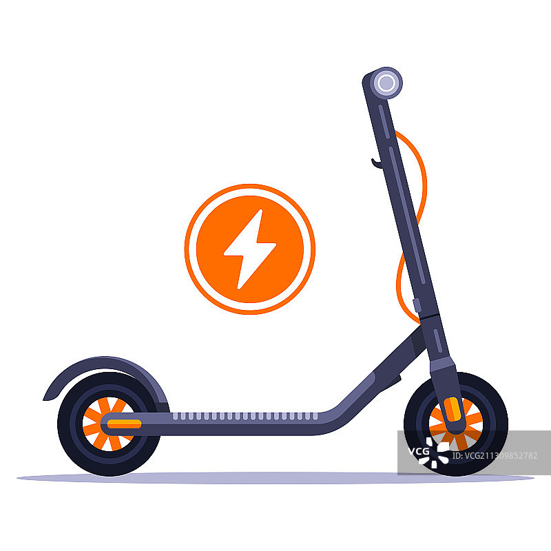 城市电动滑板车租赁图片素材