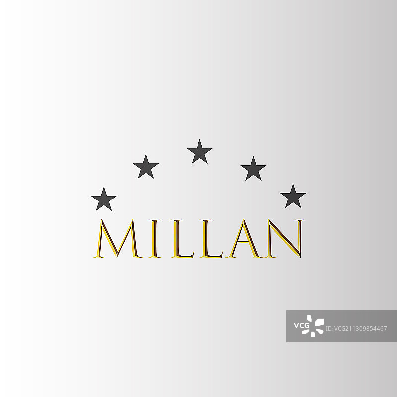 米兰logo设计模板创意图片素材