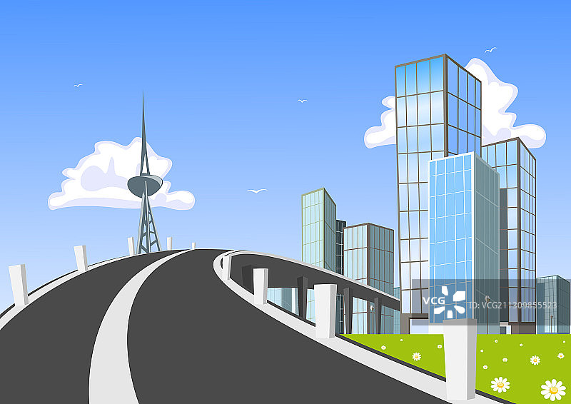 进城道路图片素材