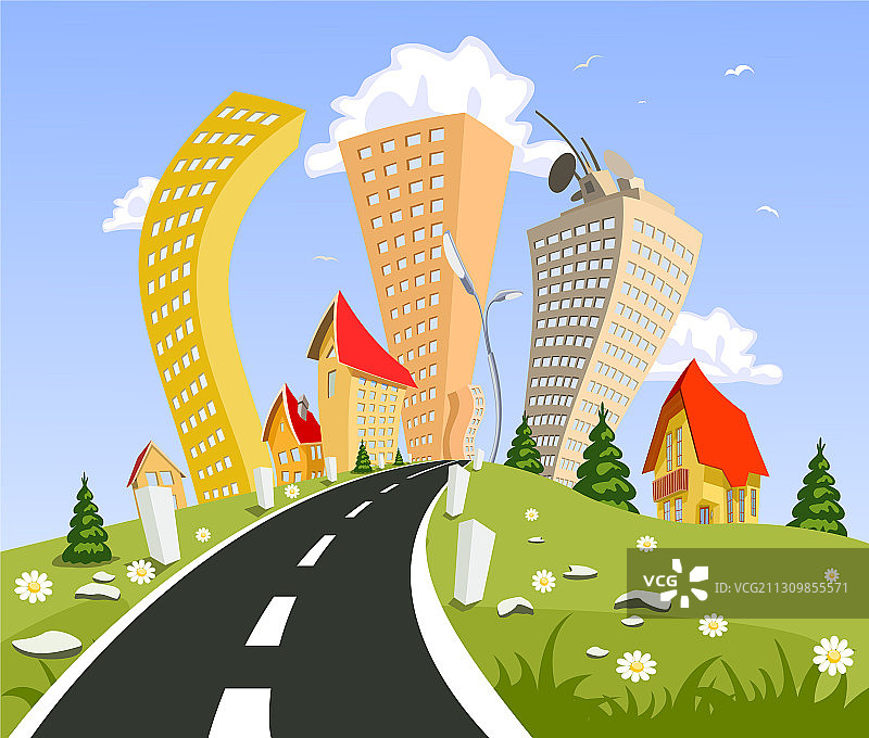 城市自然景观图片素材