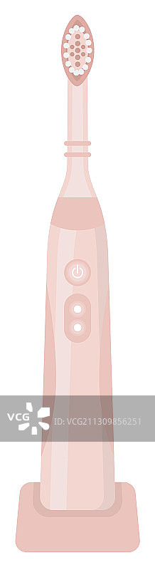 粉色电动牙刷口腔护理清洁工具图片素材
