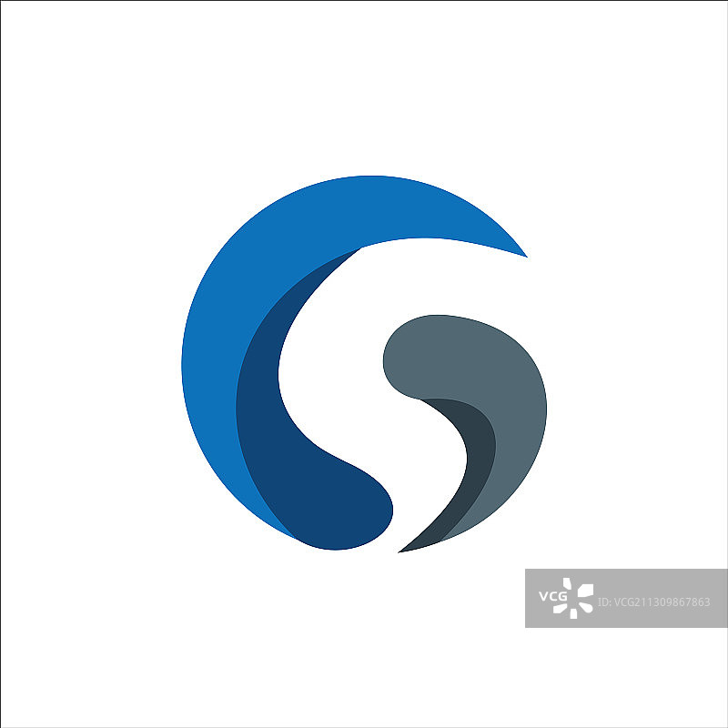 首字母SS标志设计图片素材