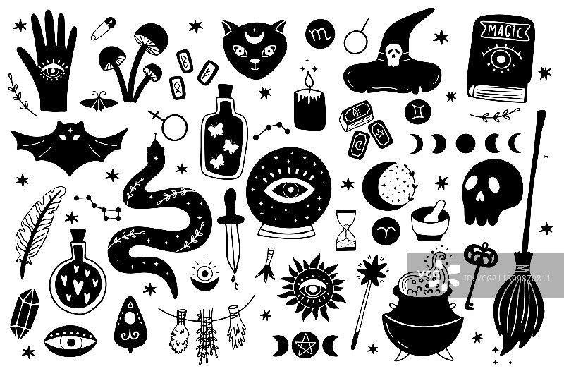 魔法套装图片素材