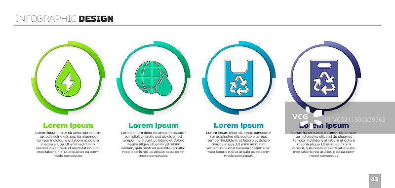 水滴中的地球能量图片素材