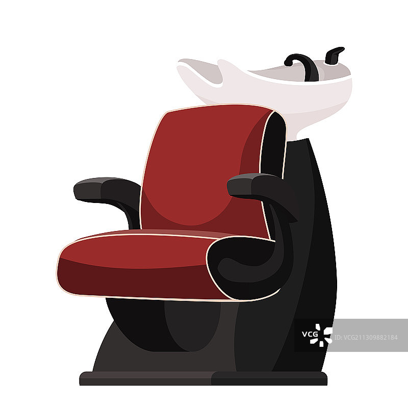 理发店洗头椅及水槽图片素材