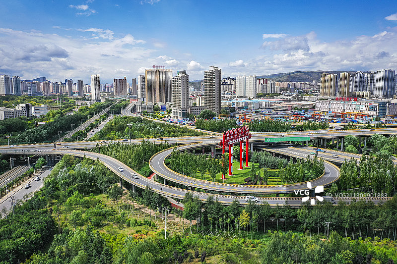 南宁朝阳互通立交图片素材