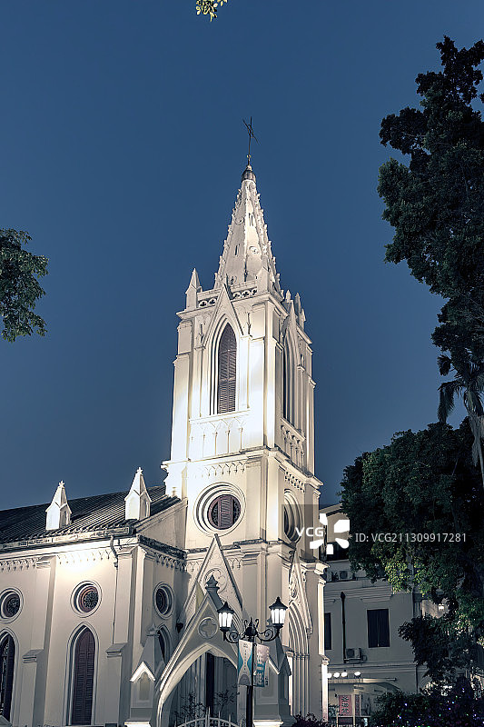 广州沙面教堂图片素材