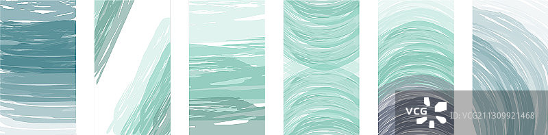 抽象海洋风社交媒体模板图片素材