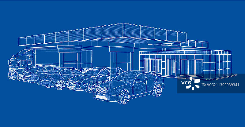 电动汽车充电站图片素材