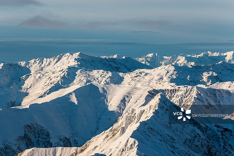 奥地利辛特图克斯冰川雪山风光图片素材