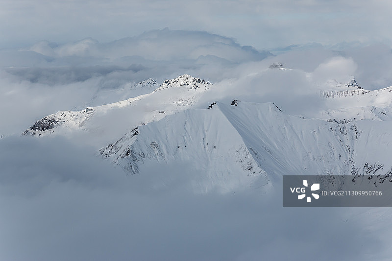 奥地利辛特图克斯冰川雪山风光图片素材