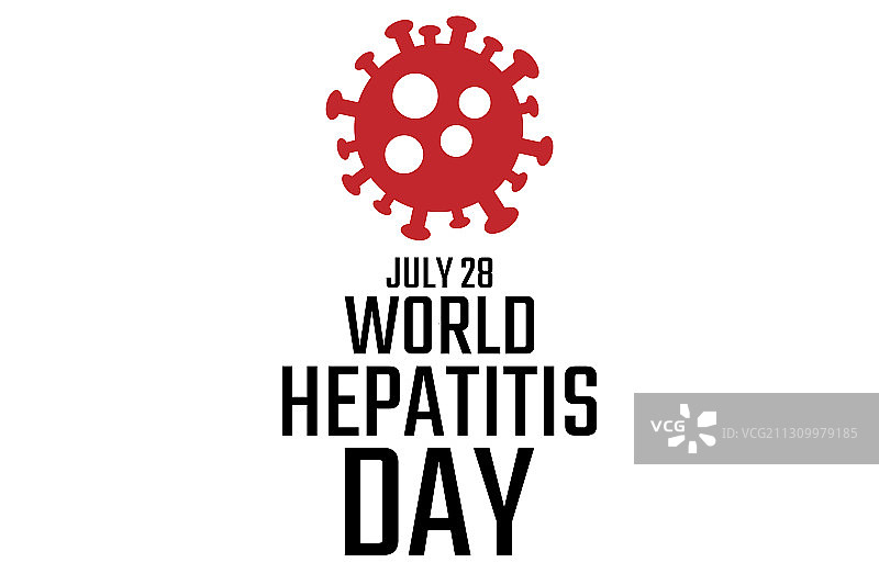 7月28日世界肝炎日节日概念图片素材