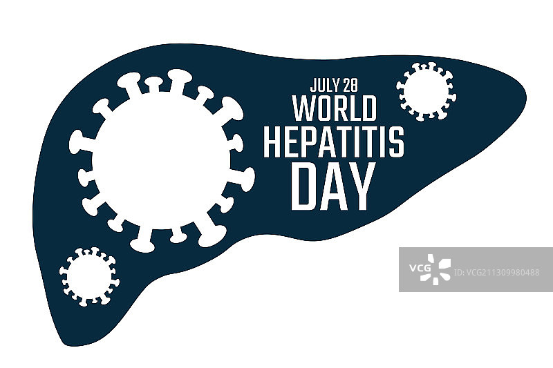 7月28日世界肝炎日节日概念图片素材