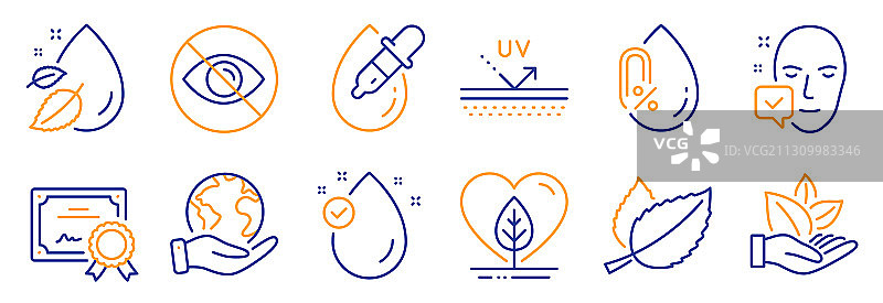医疗保健图标：本地种植与面部图片素材