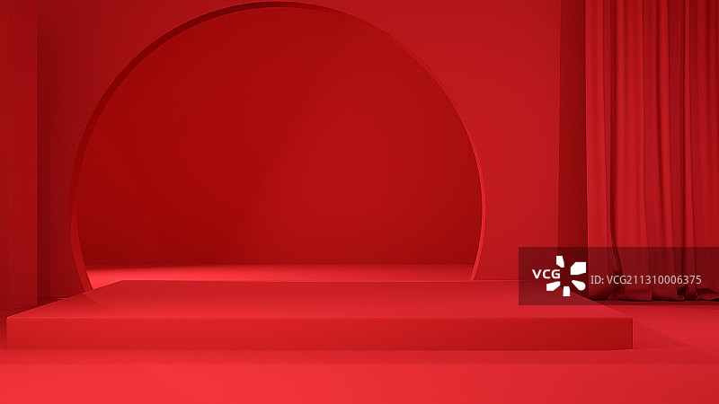 3D电商渲染模拟场景产品展台创意图图片素材