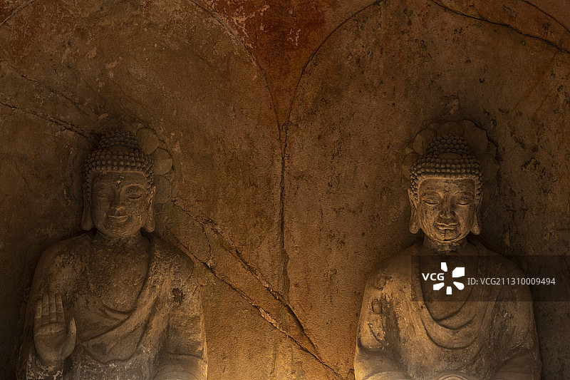 南京栖霞寺千佛崖 舍利塔图片素材