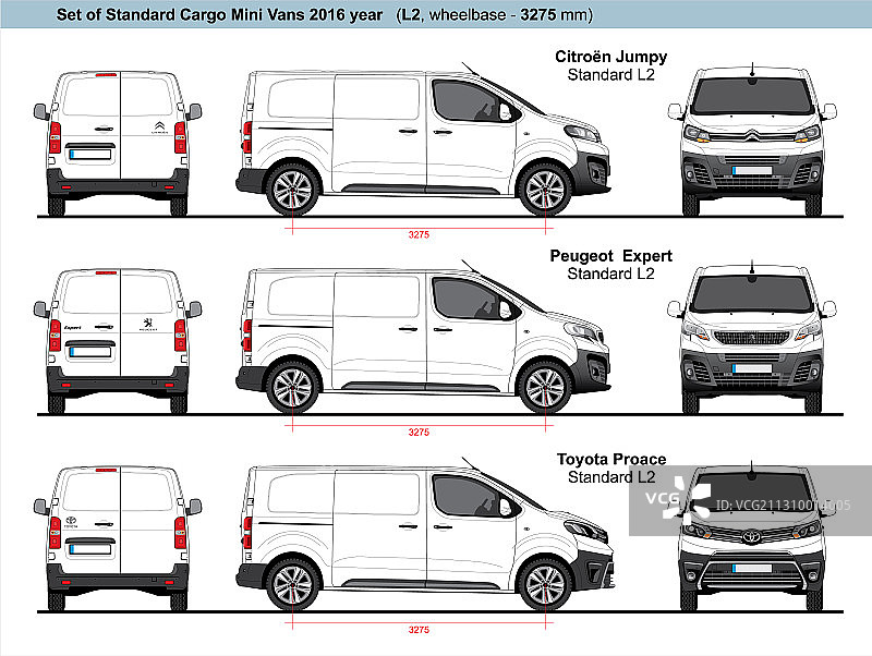 2016款L2标准货运迷你厢型车图片素材
