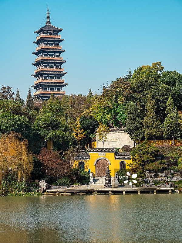 扬州观音山图片素材