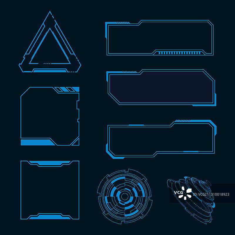 未来主义用户界面图片素材