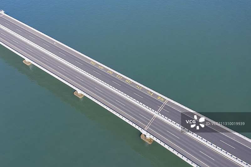 青岛胶州湾跨海大桥局部特写图片素材