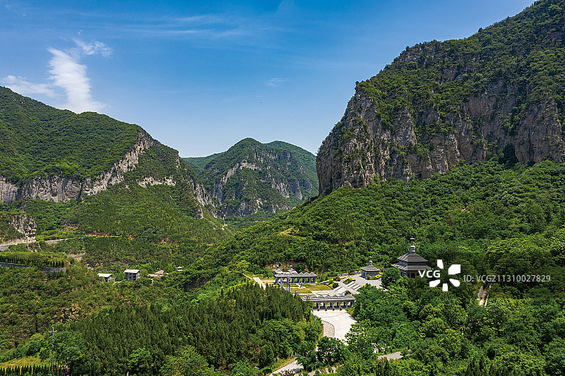 河南郑州巩义市青龙山慈云寺图片素材