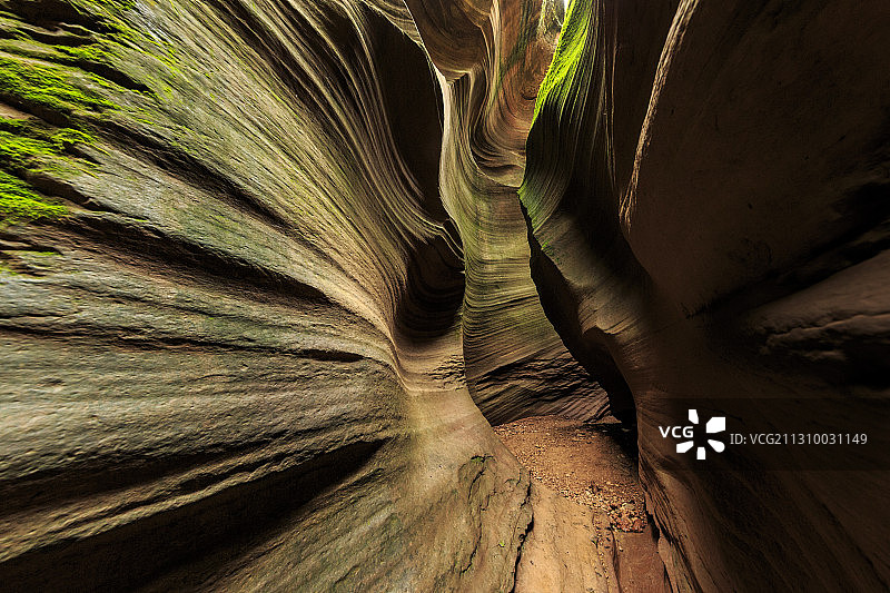 陕西省延安市甘泉县——雨岔大峡谷图片素材