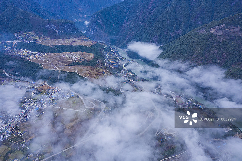 怒江大峡谷图片素材