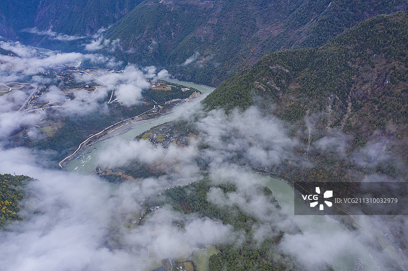 怒江大峡谷图片素材