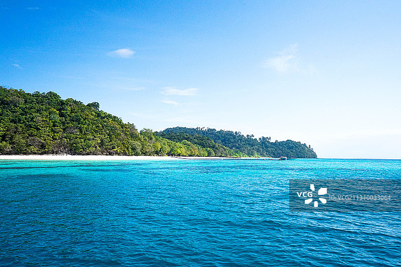 斯米兰similan island清澈见底的海水图片素材