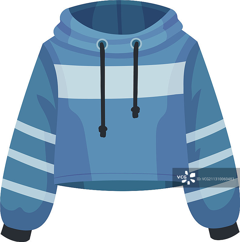女性连帽长袖卫衣图片素材