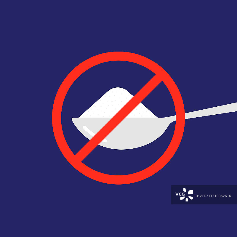 无糖无盐标志图片素材