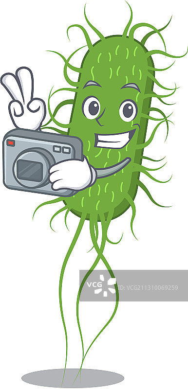 大肠杆菌吉祥物设计（专业风格）图片素材